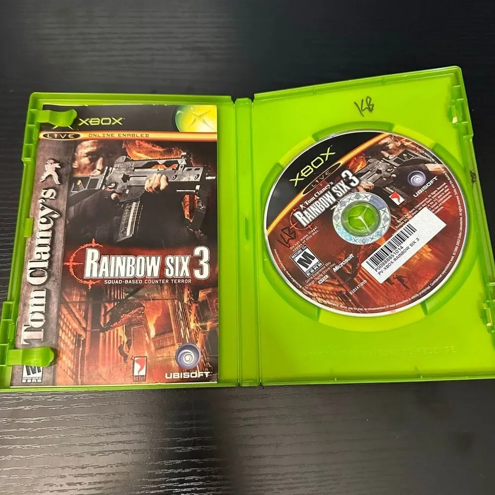 Xbox Game Lot Tom Clancy’s Rainbow Six 3 & Splinter Cell 2 Games